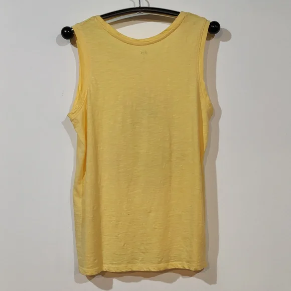 Tank Top streetwear graffiti painted Festival size S/M yellow purple blue - Picture 4 of 6